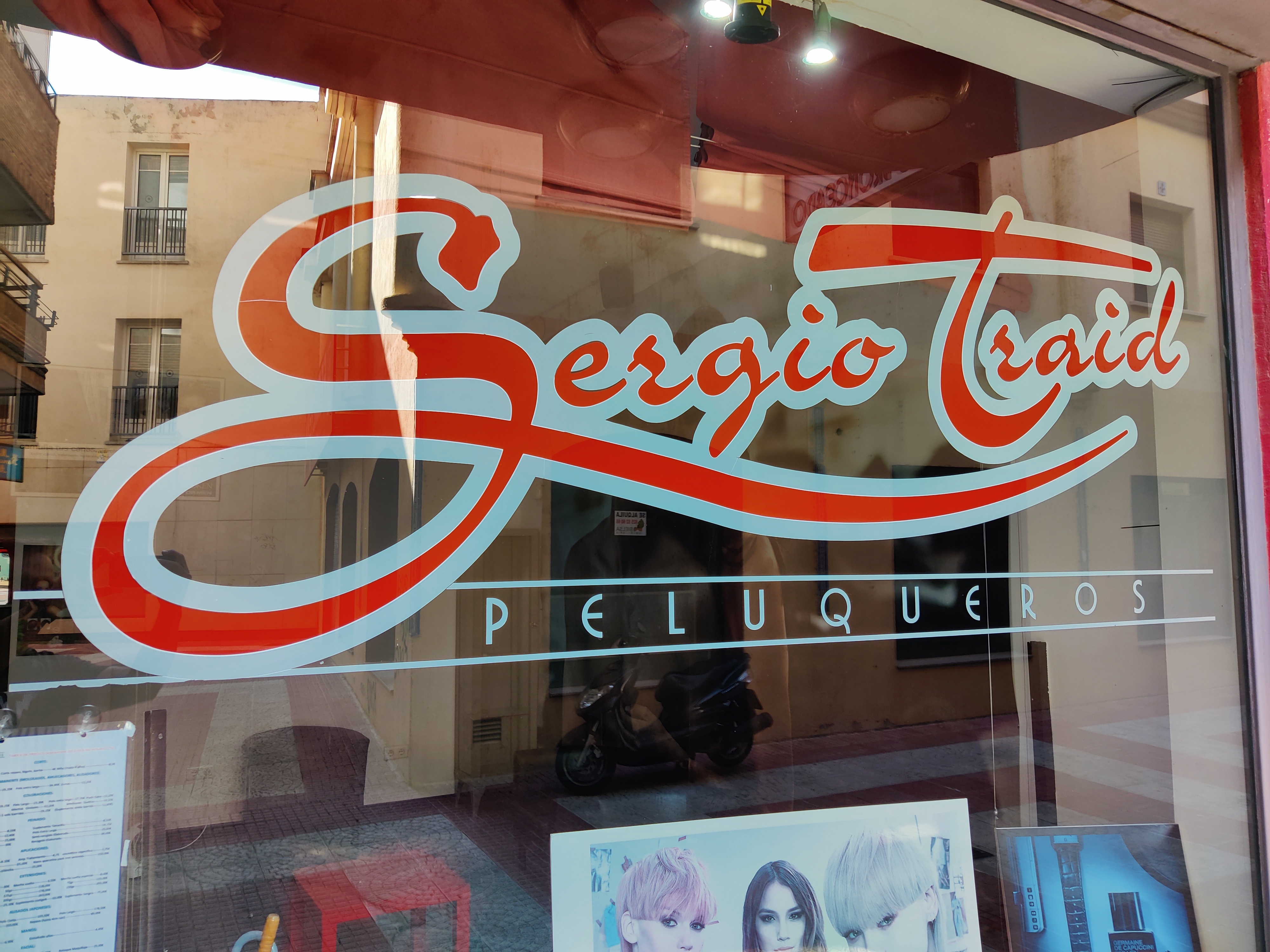 Vista del escaparate